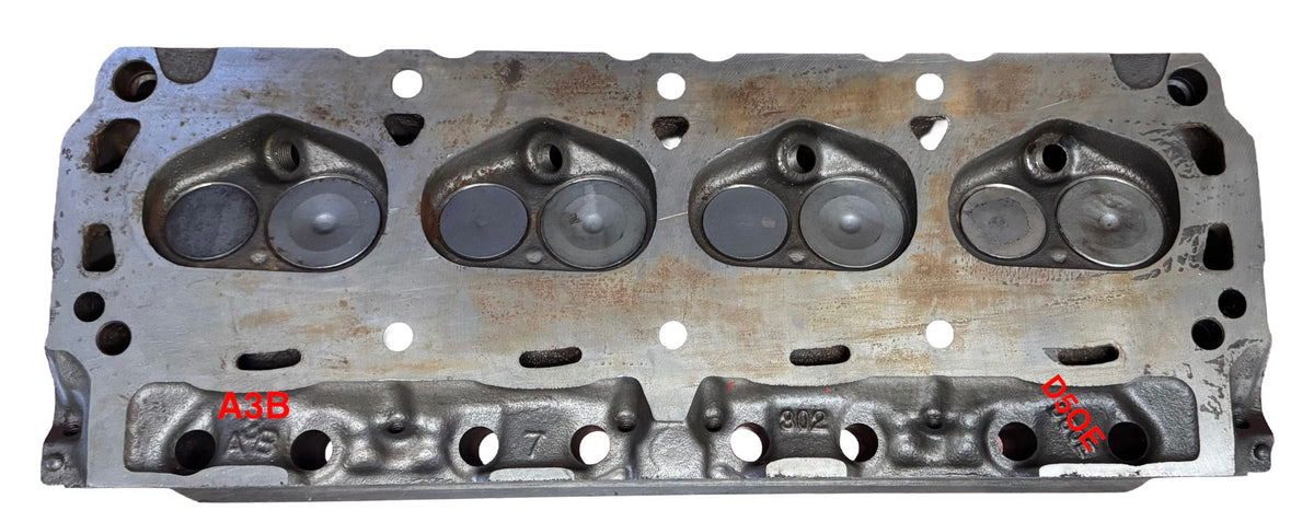 1975-76 Ford Mercury 5.0L 302 V8 Rebuilt Cylinder Head Cast # D5OE-A3B