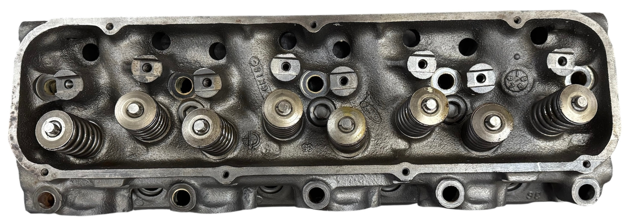 1985-87 Ford 7.5L 460 OHV w/ Smog Rebuilt Cylinder Head Casting # E6TE-DA