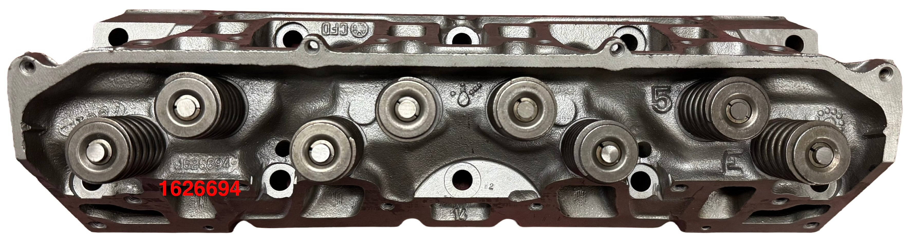 1982-84 GM Cadillac 4.1L 250 OHV w/SMOG Rebuilt Cylinder Head Casting # 1626694