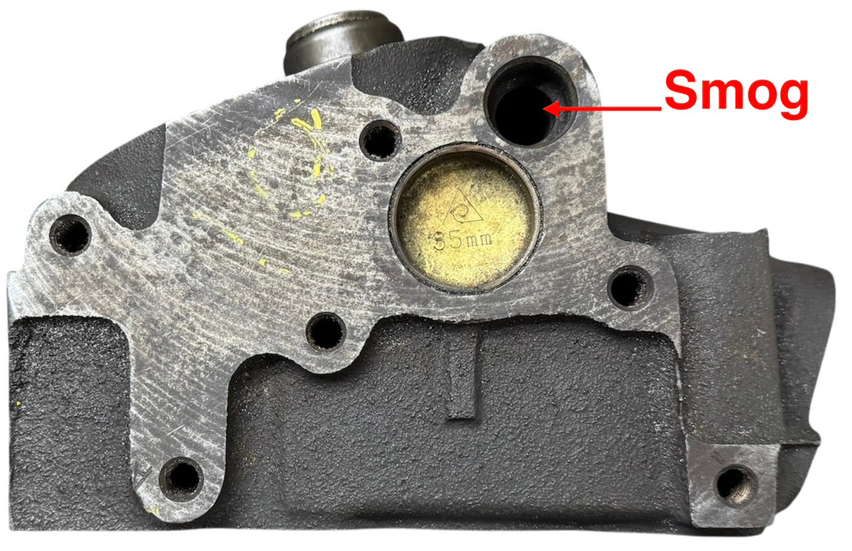 1977-81 Pontiac Buick 4.9L 301 w/ SMOG Rebuilt Cylinder Head Casting # 01