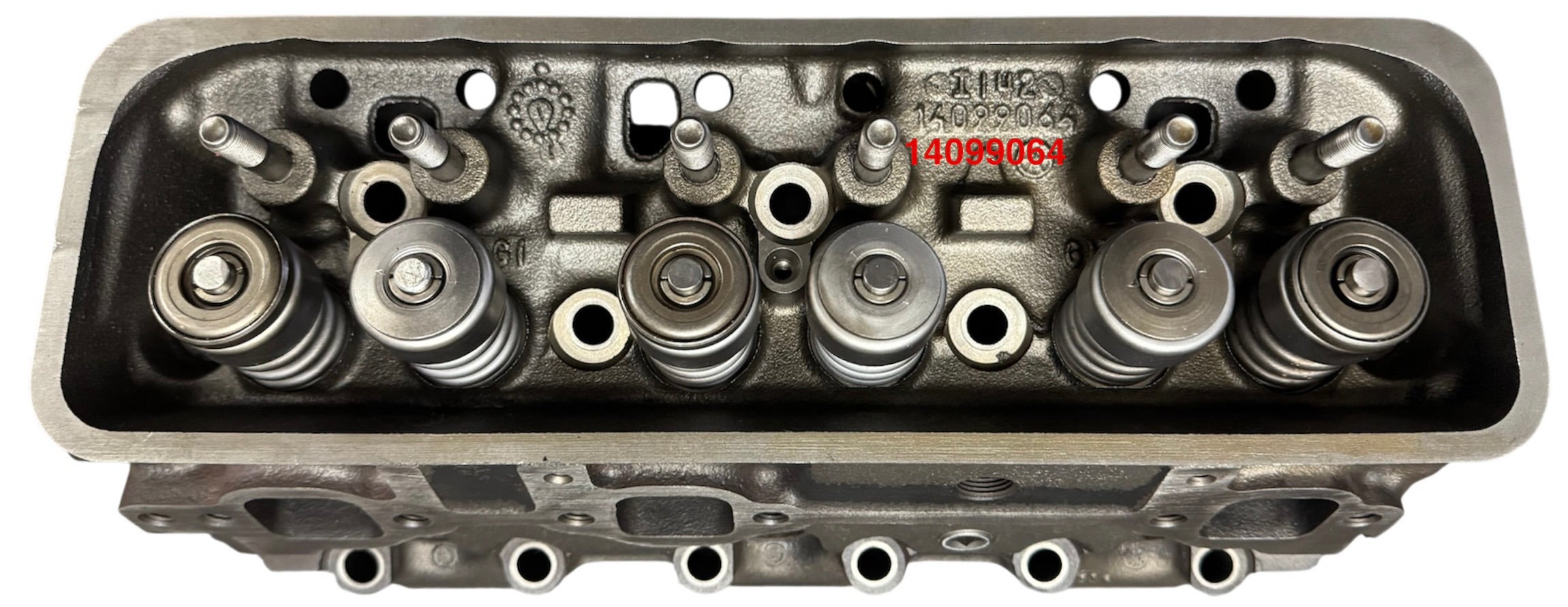 1992-93 GM Chevy 4.3L OHV Rebuilt Cylinder Head Casting # 14099064