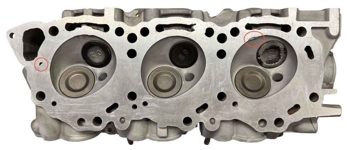 1984-96 Nissan 3.0L SOHC VG30E Sin Árbol de Levas, Culata Reconstruida Lado Derecho Fundición # R V52