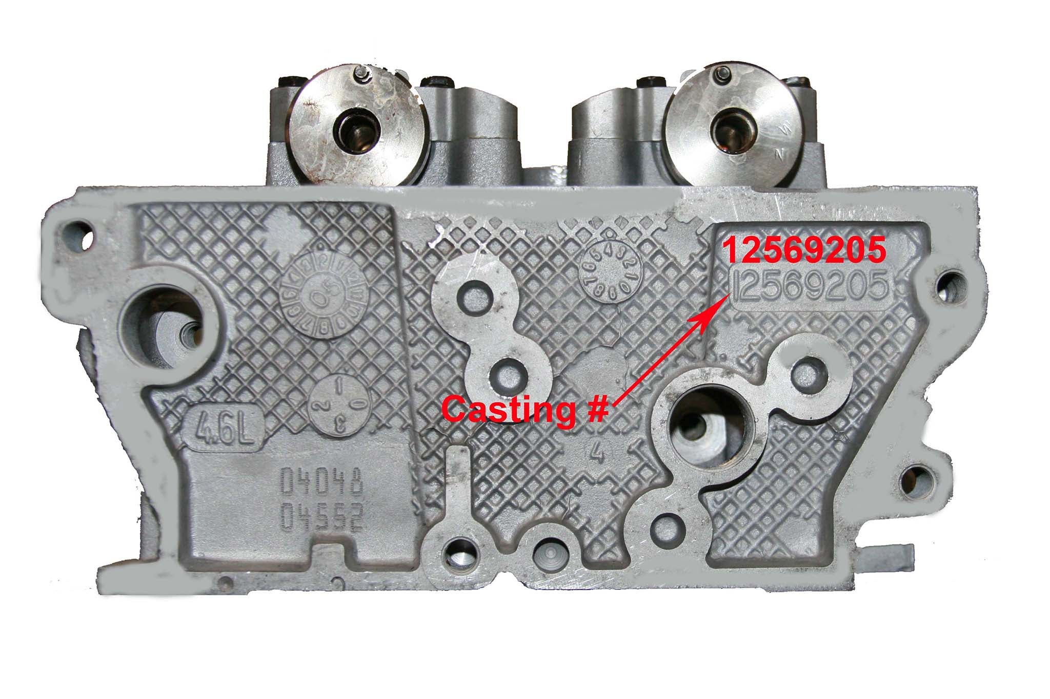 2000-10 Cadillac NorthStar 4.6L DOHC Left Rebuilt Cylinder Head Cast # 12569205