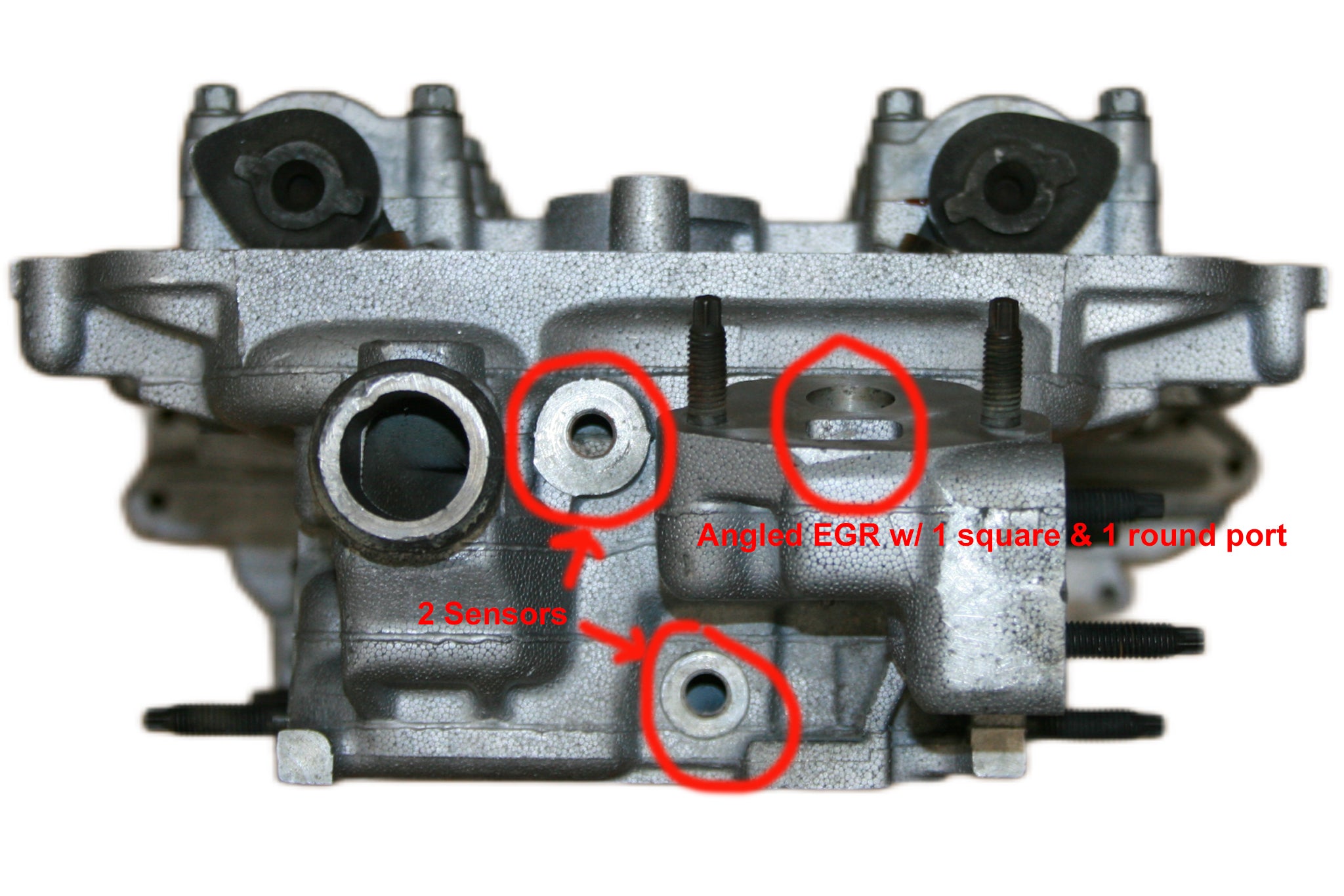 1990-02 Saturn 1.9L DOHC w/ Angled EGR Rebuilt Cylinder Head Casting # 21006469