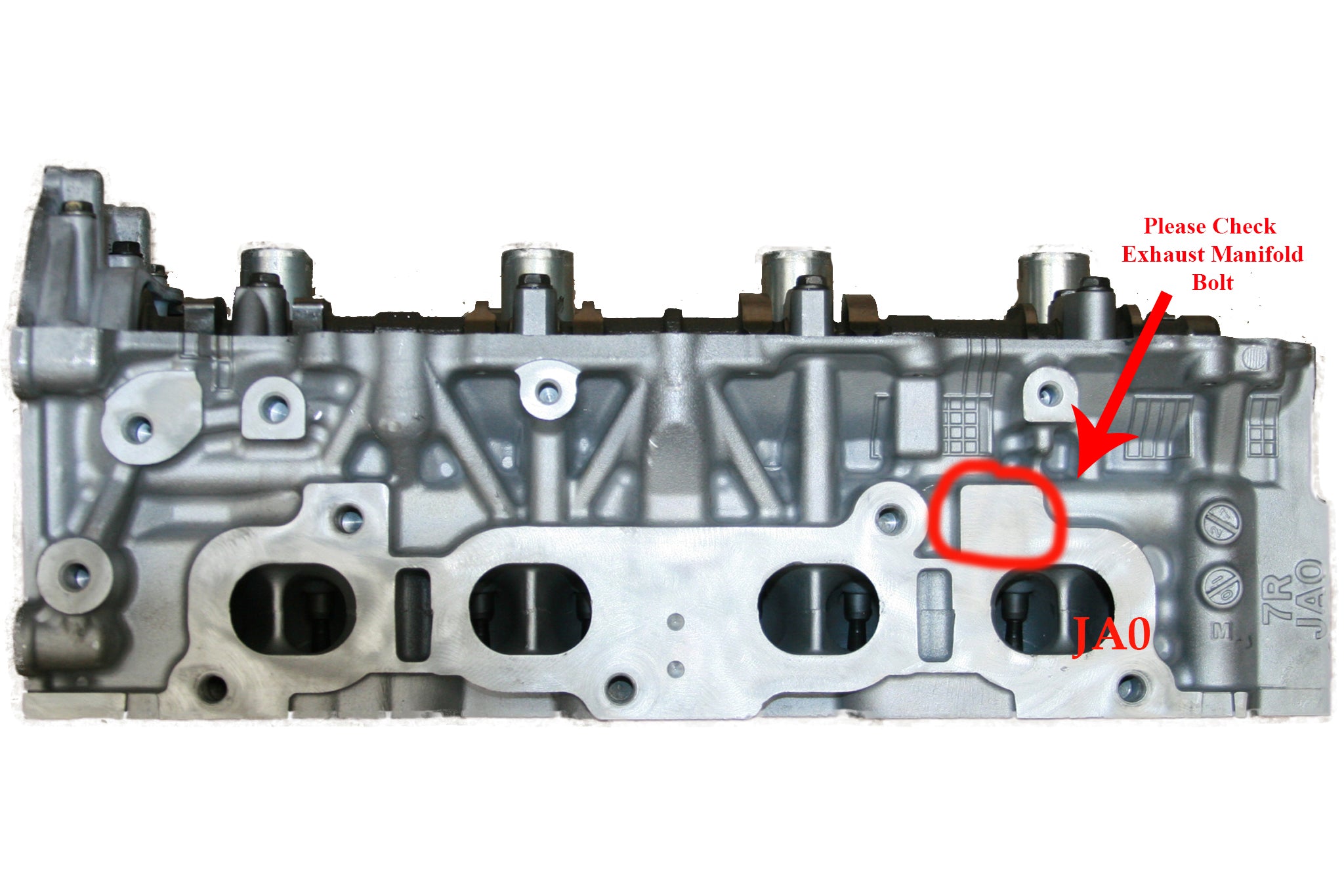2007-15 Nissan Rogue 2.5L QR25DE L4 DOHC Rebuilt Cylinder Head Casting # JA0