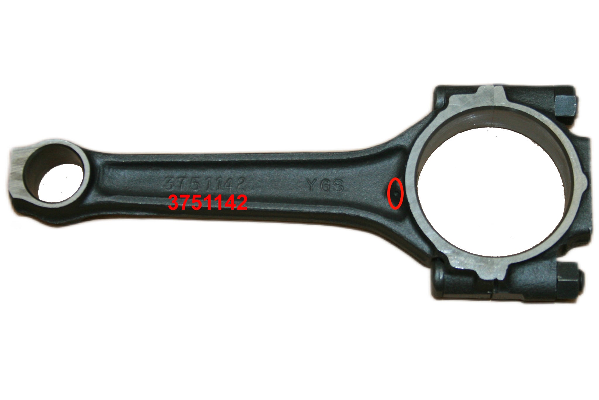1969-1980 Chrysler/Dodge Dart 3.7L Connecting Rod 225ci Part # 4180644, 3751142