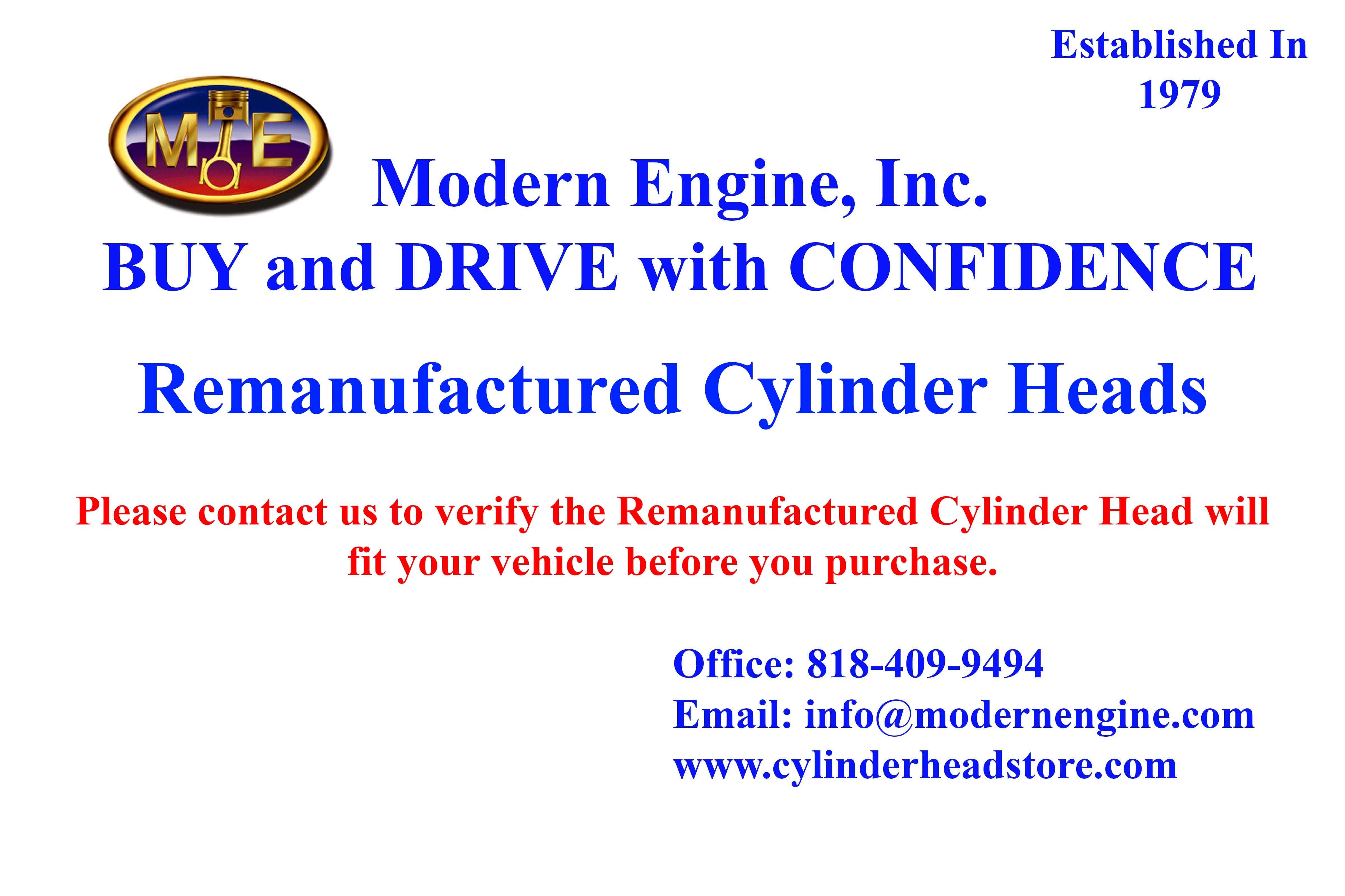 2006-19 Dodge 5.7L HEMI V8 N/EGR Right Rebuilt Cylinder Head Cast # 53021616DE