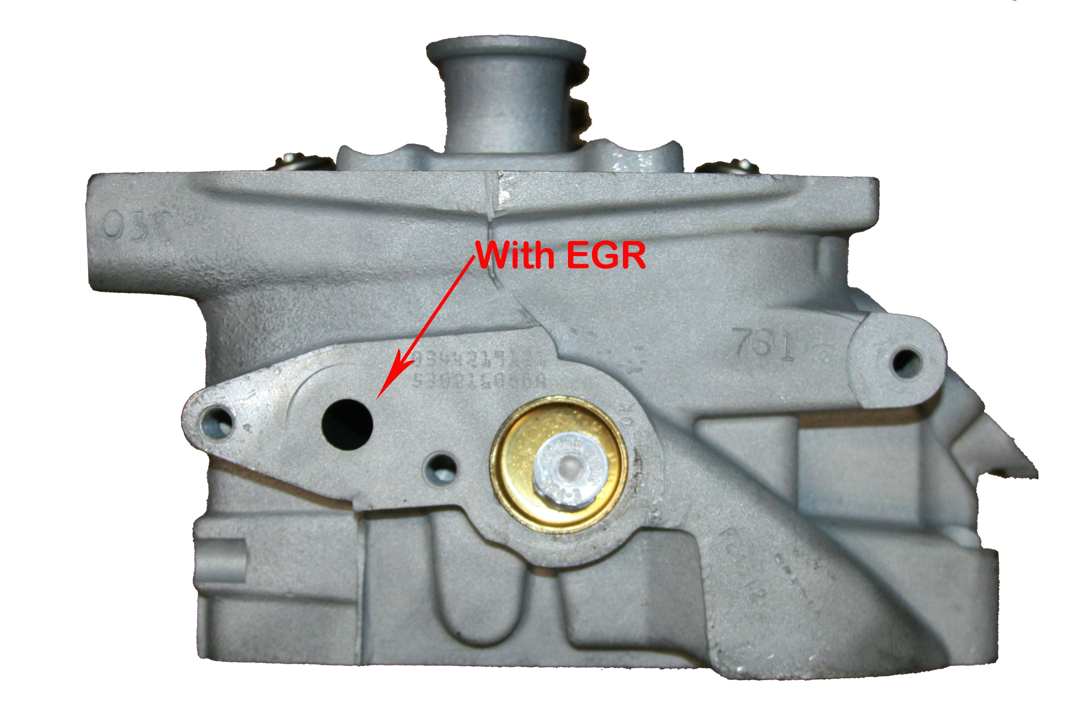 2003-2008 Dodge 5.7L HEMI V8 Right (Passenger side) W/EGR Rebuilt Cylinder Head Casting # 53021616BA