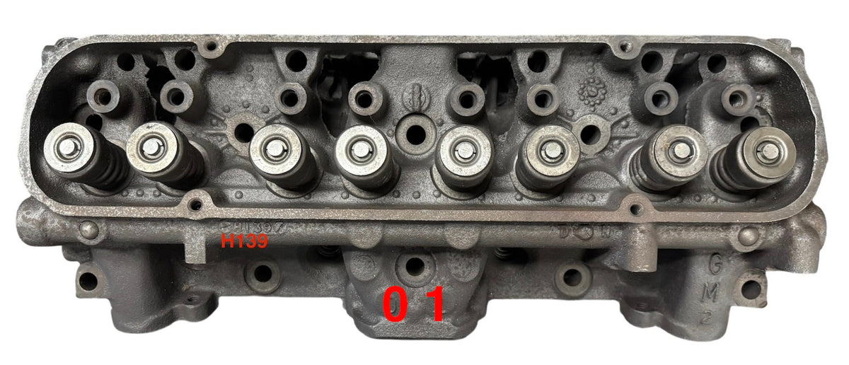 1977-81 Pontiac Buick 4.9L 301 w/ SMOG Rebuilt Cylinder Head Casting # 01