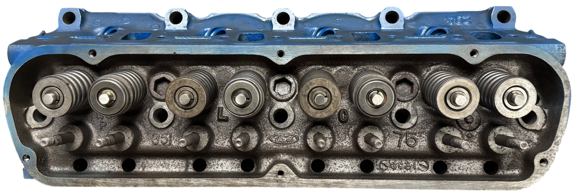 1975-80 Ford Mercury V8 5.8L 351 No Smog Rebuilt Cylinder Head Casting # D5AE-CA