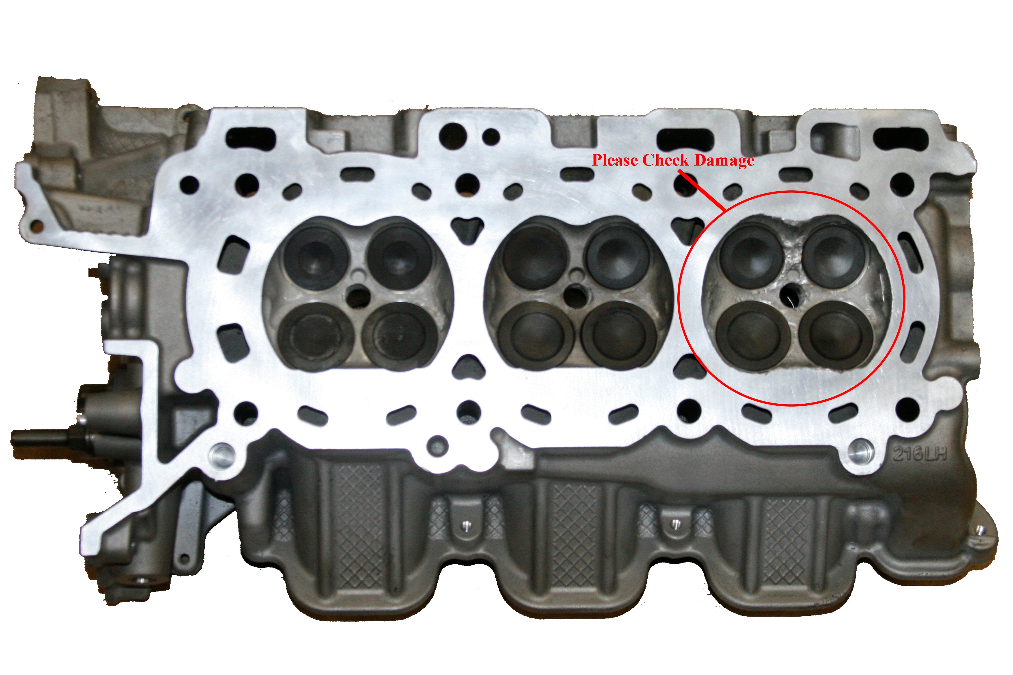 2009-19 Ford 3.5L, 3.7L DOHC Left Rebuilt Cylinder Head Cast # RFDG1E-6C064-AA