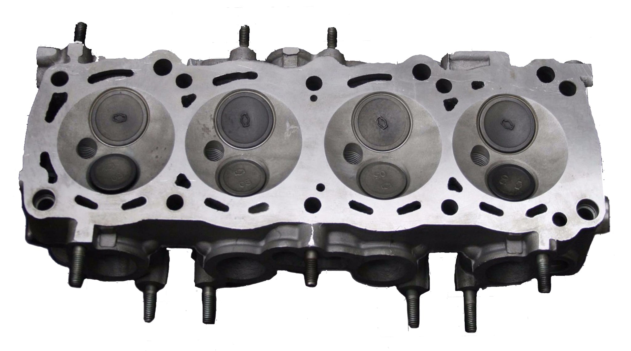 1983-1987 Nissan Pulsar, Sentra 1.6L E16 cylinder head cast # 52M Round Combustion Chamber