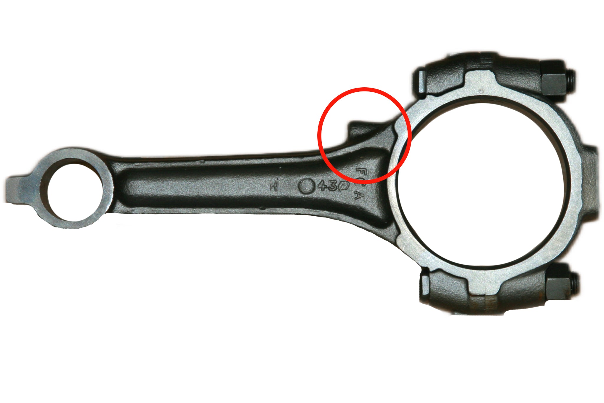 1983-1991 Ford Truck 5.8L 351Cu V8 Connecting Rod Cast # D6OE w/oil Lube
