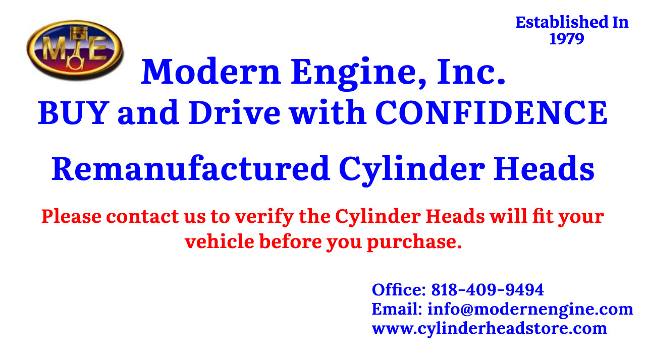 1982-1986 GM Cadillac 4.1L 252 OHV Cylinder head casting # 1626694